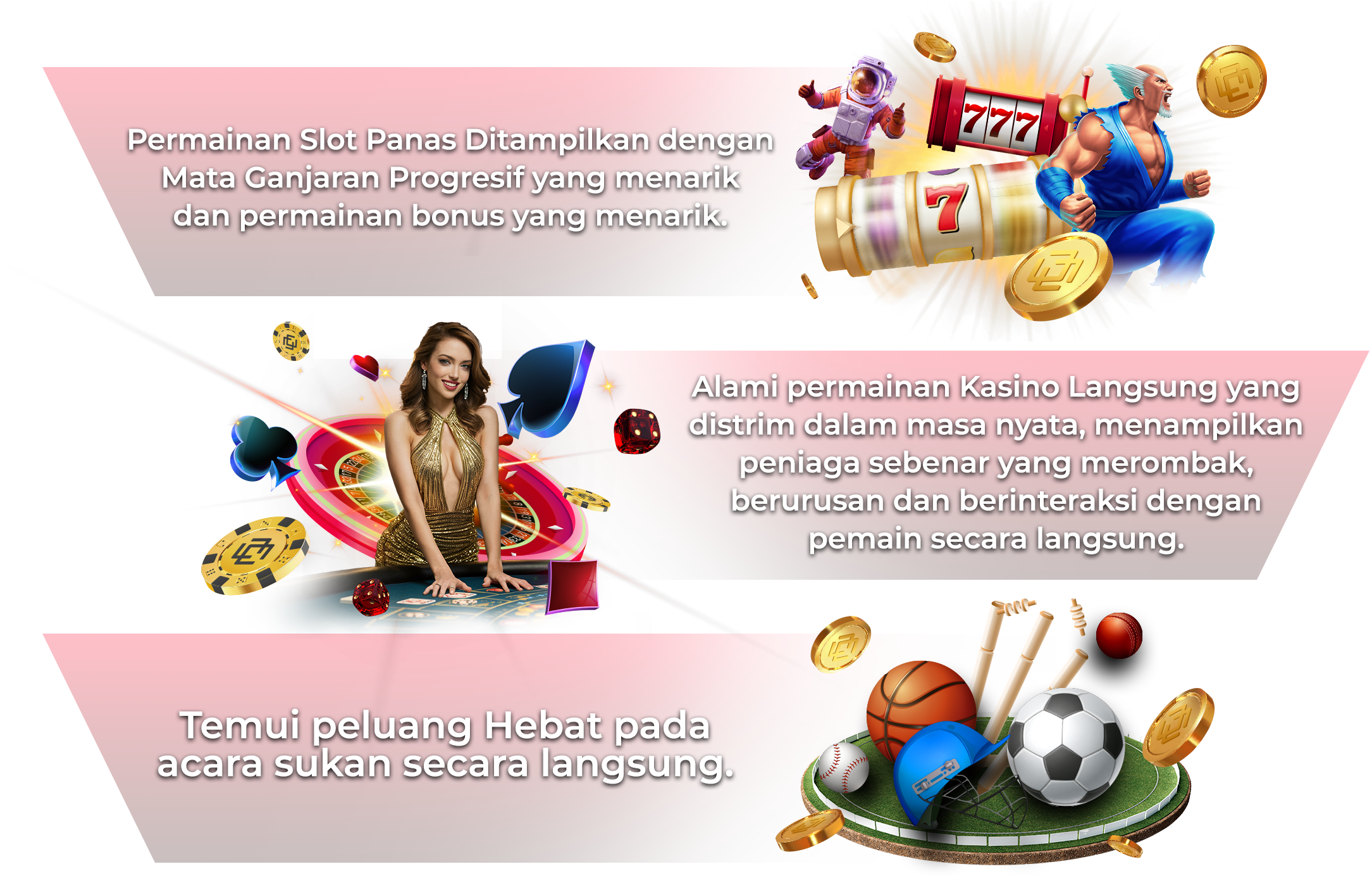 Hot Slot Games Featured with exciting Progressive Jackpots and exciting bonus games.